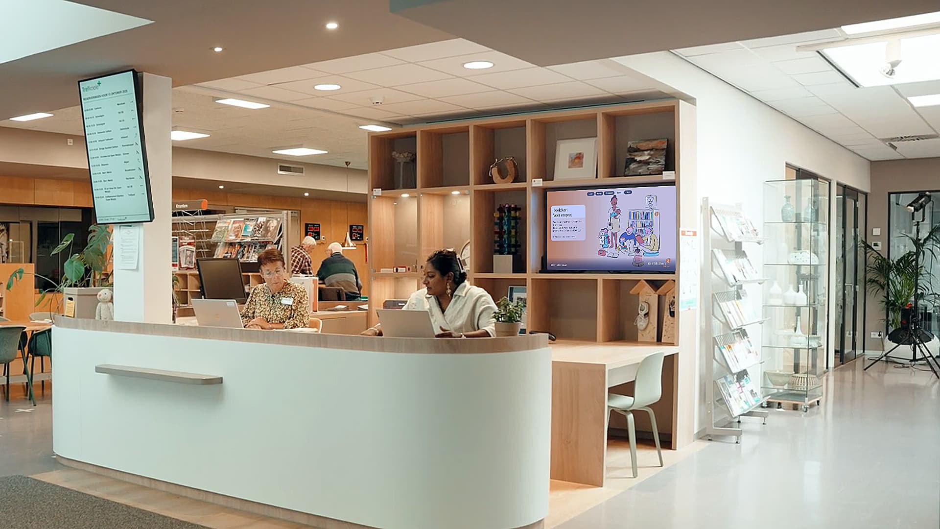 Narrowcasting bij Kulturhus De Trefkoele